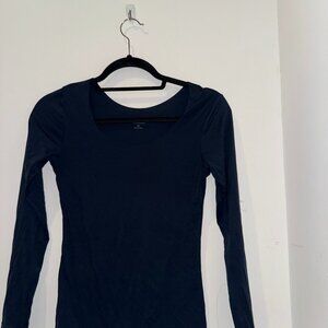 Uniqlo Heattech Long Sleeve (Navy)
